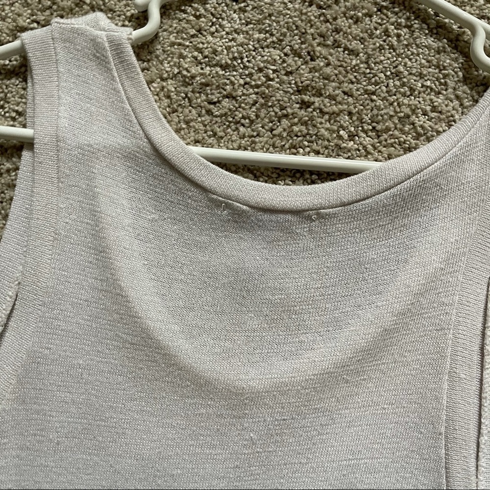 BM Brandy Melville Tank with One Pocket Light Pink - Picture 4 of 4